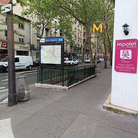 Hipotel Paris Belgrand Mairie Du 20Eme Exterior foto